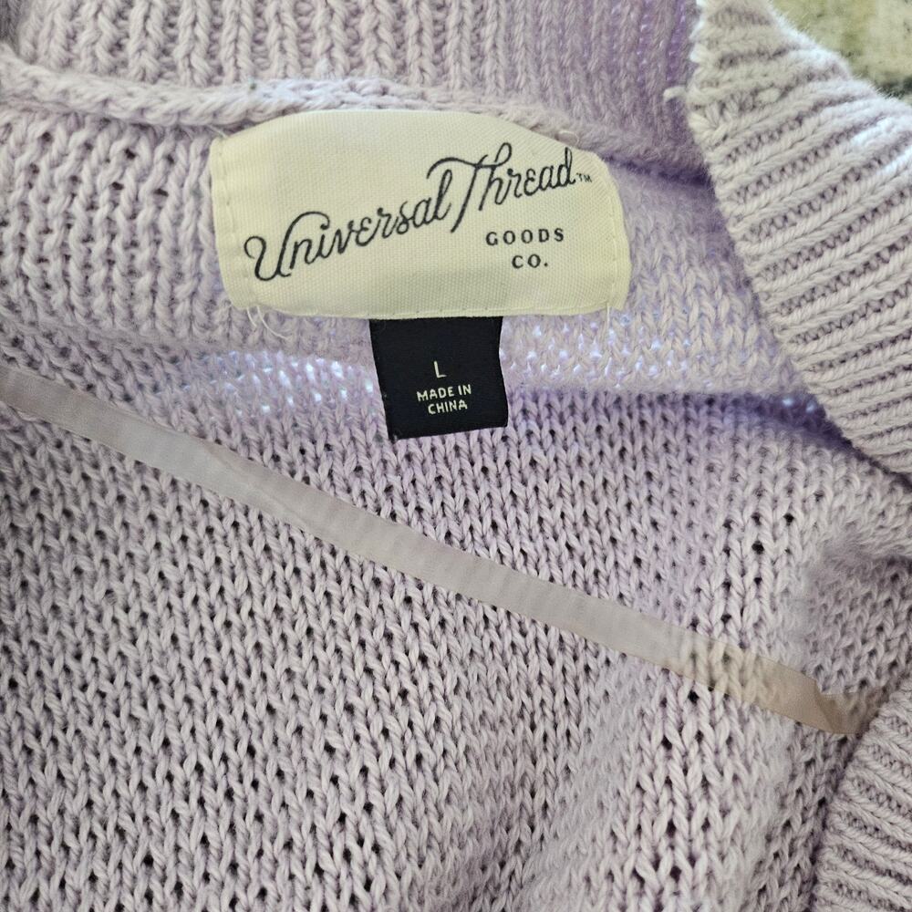 Universal Thread cardigan open front lavander sz L - Picture 5 of 7